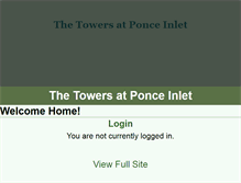 Tablet Screenshot of poncetowers.com